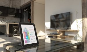 Flat Pack Houses | Smart Home Control With Tablet